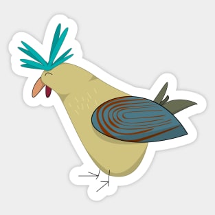 Cute Yellow chicken Sticker